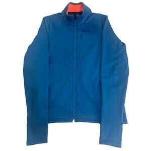OAKLEY DWR ELKHORN Medium Outdoor Men’s Jacket Full Zip Sport Blue/Orange
